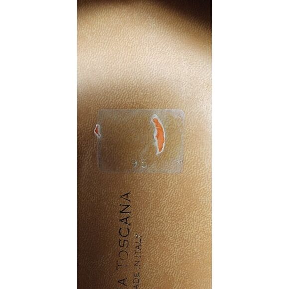 Donna Toscana Women's Baby Blue Suede Wooden Clogs Sandal Casual Shoes Size 9.5 - Picture 9 of 11